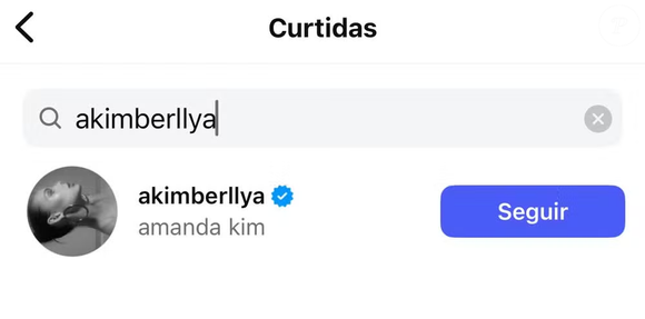 Amanda Kimberlly curtiu o comentário da irmã, de acordo com a revista Quem