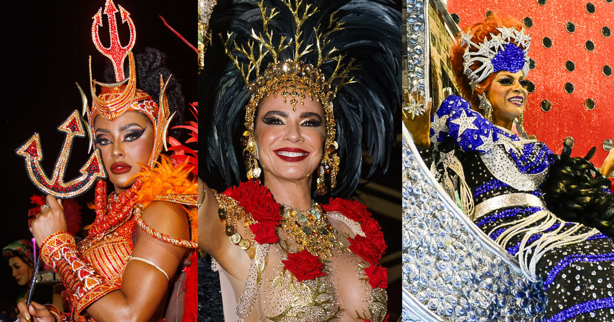 Carnaval 2025 em SP: Luciana de pomba-gira, Thelminha deslumbrante e ...