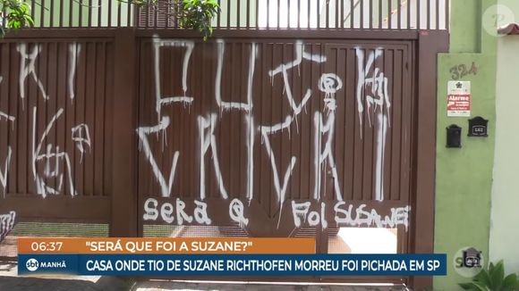 Casa do tio de Suzane von Richthofen chegou a ser pichada logo após o corpo do médico ser encontrado