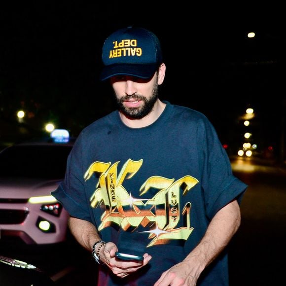 Gerard Piqué preferiu não posar para os paparazzi