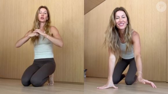 Gisele Bündchen segue um rotina com diversos exercícios, desde a ioga até os treinos de força e funcional