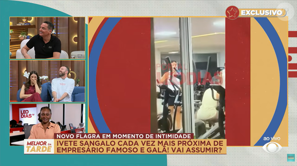 Durante o treino, trocaram conversas próximas, com direito a olhares intensos e bastante proximidade, segundo Léo Dias