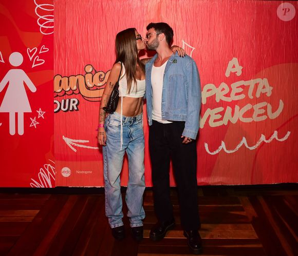 Bianca Andrade levou o namorado ao show de Ludmilla