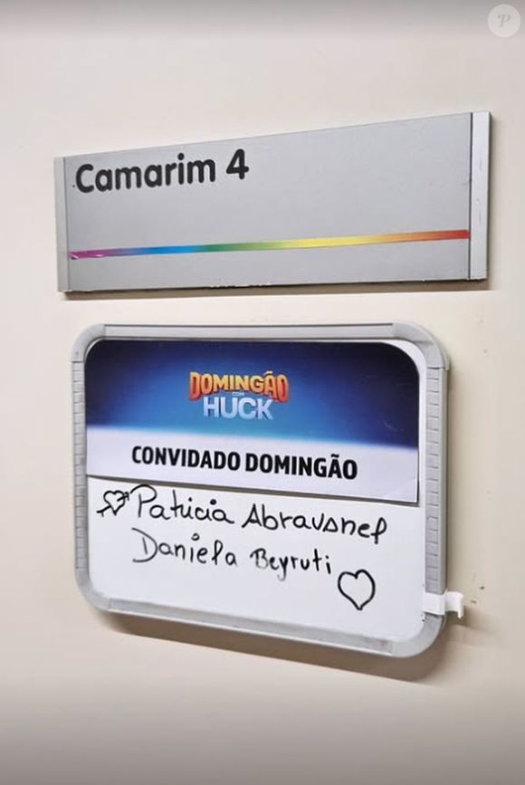 Um camarim foi preparado especialmente para as filhas de Silvio Santos