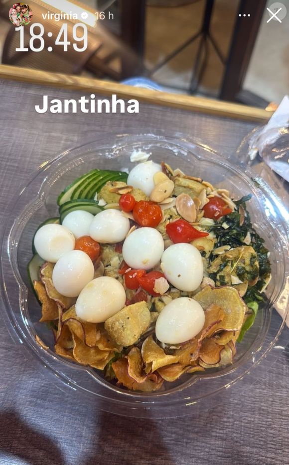 A influenciadora Virginia Fonseca tem o hábito de mostrar aos seguidores a sua rotina nas redes sociais - como as refeições, o que faz durante o dia, dentre outros detalhes.