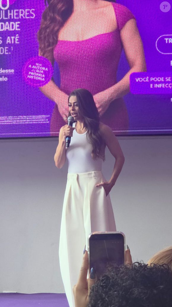 Juliana Paes foi anunciada como embaixadora em um evento, do qual o Purepeople fez parte nesta quinta-feira (26)