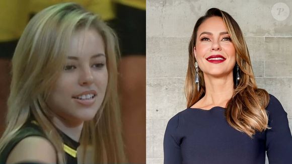 Antes e depois de Paolla Oliveira: atriz começou como assistente de palco aos 17 anos. Atualmente com 43, ela é referência de beleza natural