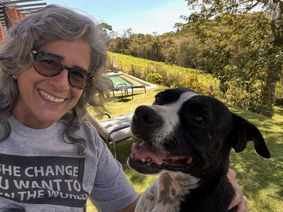 Fazenda de Lúcia Veríssimo: animais são criados livremente