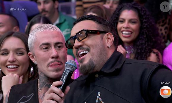 Belo foi ao 'Domingão' como ex-participante do 'Dança dos Famosos'