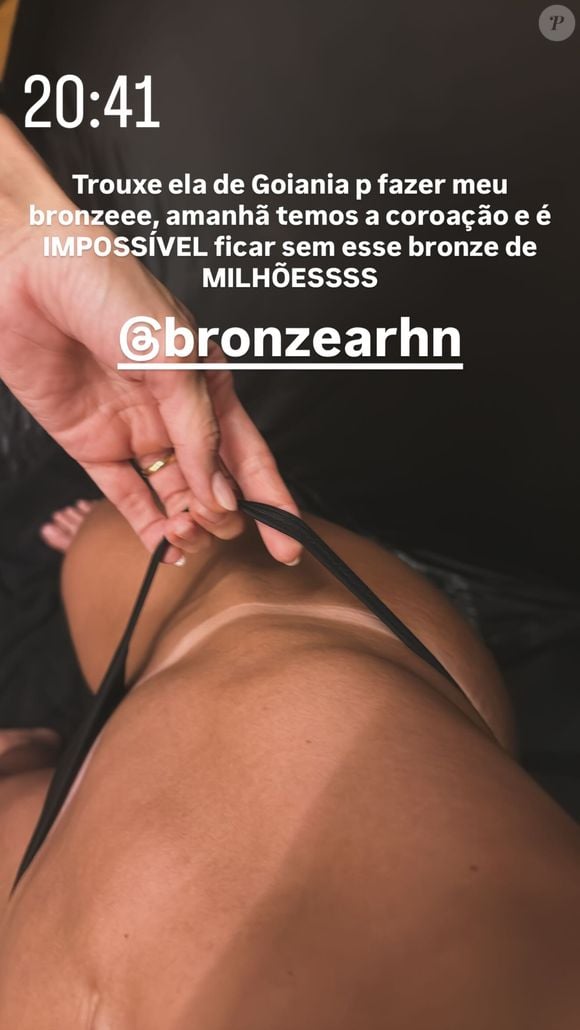 Para o momento especial, Virgínia Fonseca renovou o bronzeado e deu 'um tapa' em seu visual