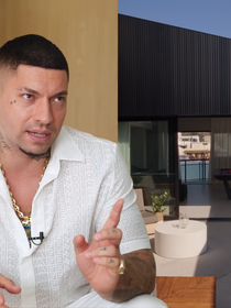 Cobertura de 230m² em Laranjeiras no estilo minimalista de suíte de hotel com piscina e mesa de sinuca; confira + 30 fotos do apê 'quiet luxury' do rapper Filipe Ret