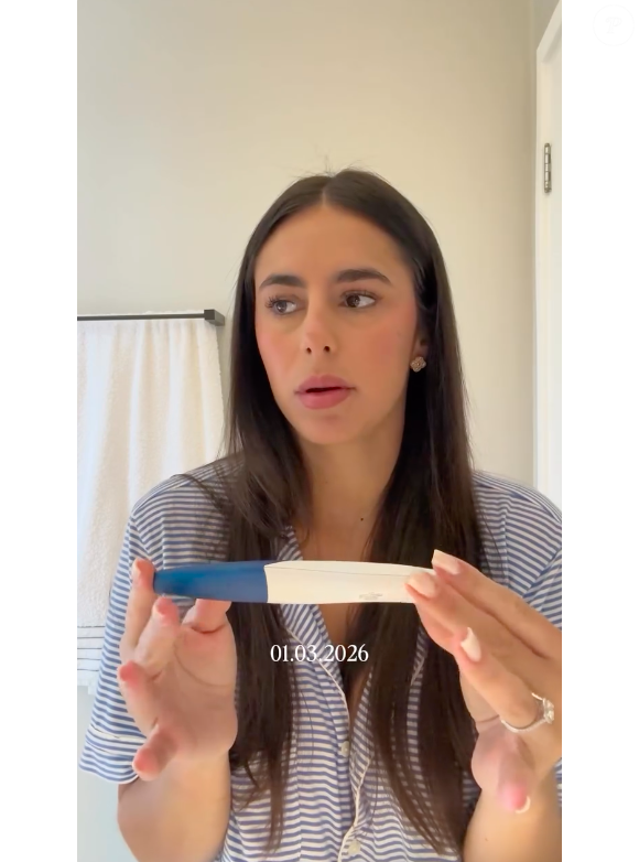 Bianca Biancardi publicou um vídeo mostrando o momento em que descobriu a primeira gravidez