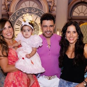 Filha de Zezé Di Camargo e Zilu, Wanessa e Camilla foram à festa da irmã caçula
