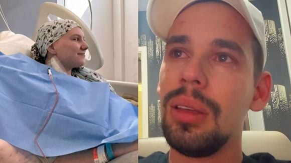 Marido de Isabel Veloso surge chorando em vídeo, fala da jovem no passado e web lamenta: 'Já desenganaram ela'