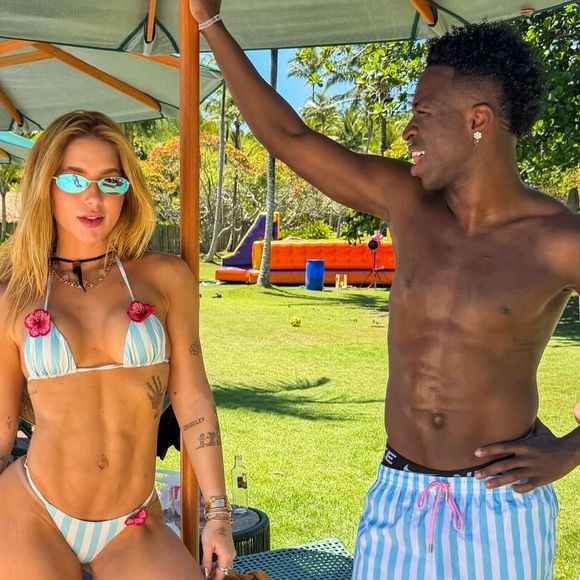 Virgínia foi acusada por um internauta de não gostar de Vini Jr.