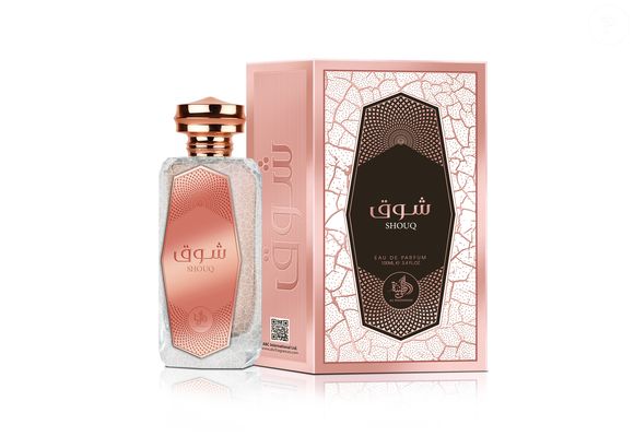 Shouq (Al Wataniah) - 100ml | R$ 219,90 - floral gourmand envolvente, mistura tangerina fresca, lírio-do-vale e jasmim a uma base quente de baunilha, almíscar e maltol atalcado. Uma fragrância sensual e irresistível