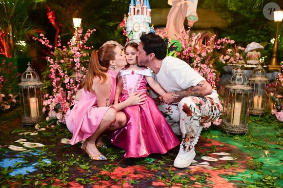 Viih Tube e Eliezer comemoraram os 3 anos da filha Lua Di Felice neste sábado, dia 11 de abril