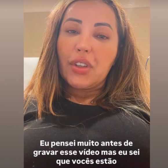 Daniele Bezerra tem revelado nas redes sociais como está a saúde de Deolane