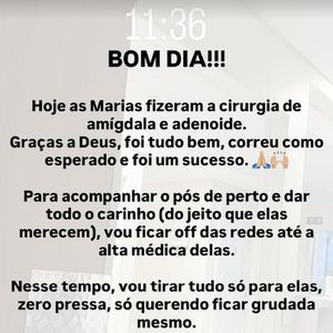 Virgínia Fonseca contou que até a alta médica das meninas ela ficará fora das redes sociais