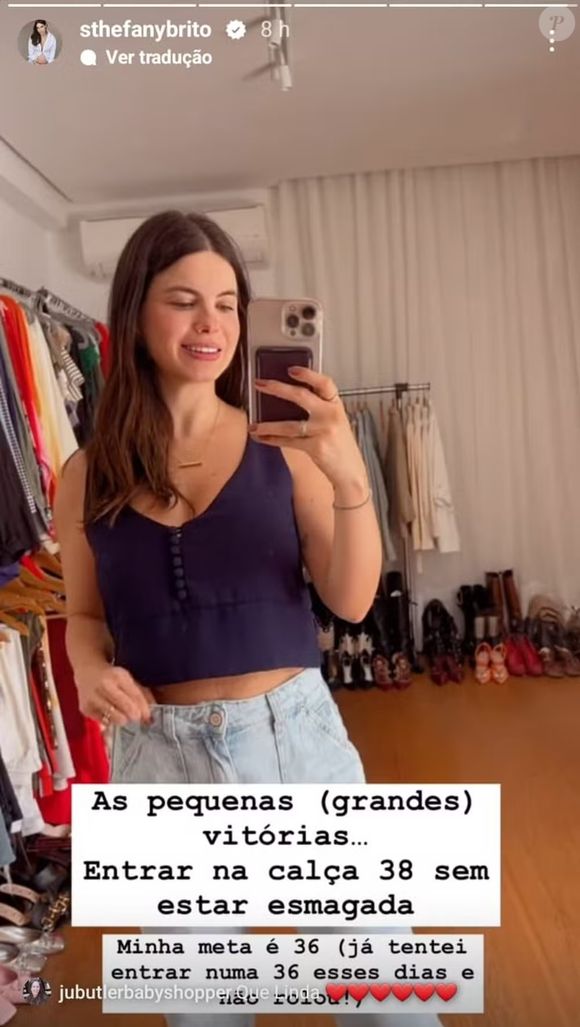 Assim como Lorrayne Mavromatis, Sthefany Brito sofreu de depressão pós-parto: 'Parecia que eu estava perdendo tempo'