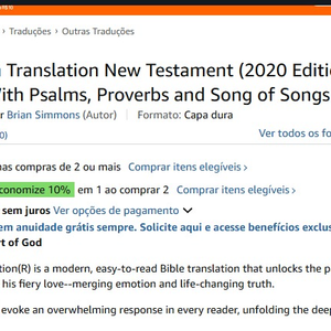 The Passion Translation é uma versão contemporânea e interpretativa da Bíblia associada ao autor Brian Simmons