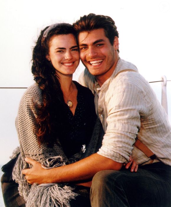 Ana Paula Arósio e o ator Thiago Lacerda em 'Terra Nostra' (1999)