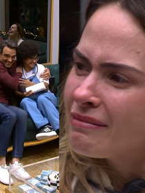 ‘Reta final mais emocionante da história’: Tadeu Schmidt invade o ‘BBB 26’, abraça o Top 3 e leva Ana Paula às lágrimas; assista!