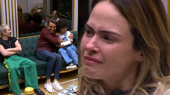 ‘Reta final mais emocionante da história’: Tadeu Schmidt invade o ‘BBB 26’, abraça o Top 3 e leva Ana Paula às lágrimas; assista!