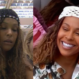 Já Sol Vega aposta em produções com toucas de crochê nas cores preta, com aplicações de miçangas, e branca, combinadas a looks no estilo boho chic, o antigo 'riponga', sempre valorizando o trabalho manual e o conforto durante o confinamento