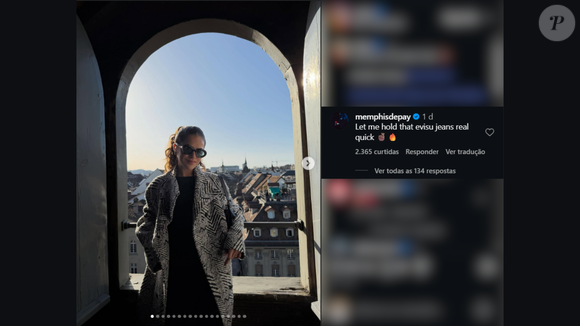 'Deixa eu segurar essa calça': comentário ousado de Depay movimenta fãs e gera enxurrada de reações em post de Maisa