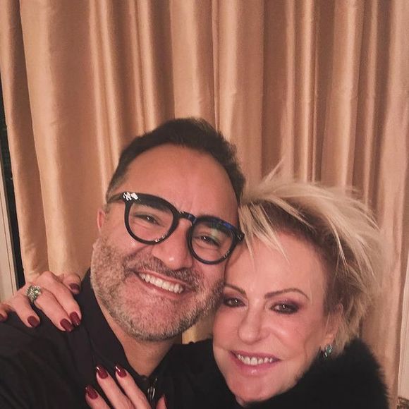 Ana Maria Braga e Fábio Arruda estão juntos desde março de 2022, mas só assumiram a relação em janeiro de 2023