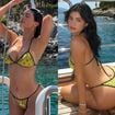 Kylie Jenner sensualiza com biquíni de fita Chanel de R$ 40 mil mas chinelo Havaianas rouba a cena: 'Brasil em tudo'