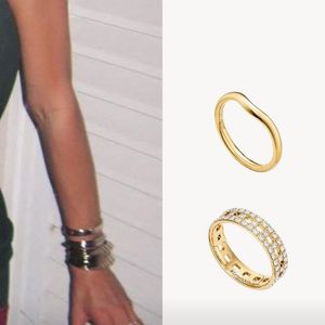 Bruna Marquezine finalizou o look com joias da Tiffany & Co., segundo o perfil Bruna Marquezine Closet