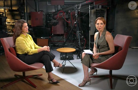 Manuela Dias foi detonada na web após a entrevista ao 'Fantástico'