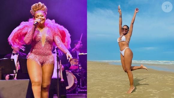 Antes e depois de Gaby Amarantos: apesar de ter usado remédios, cantora aliou uma alimentação saudável e perdeu aproximadamente 25 kg