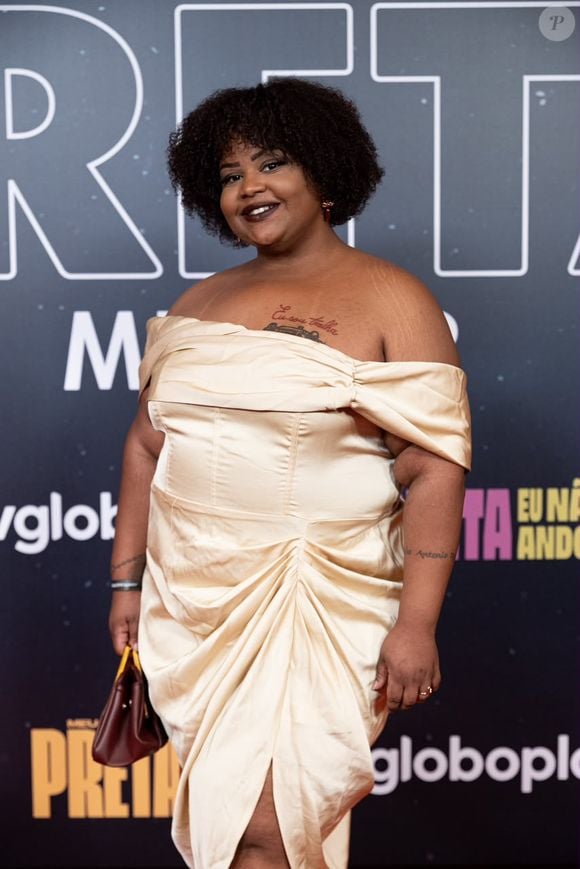 MC Carol na festa de lançamento da novela 'Quem ama cuida', em São Paulo