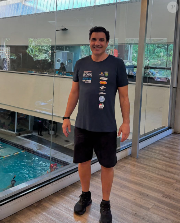 Edu Guedes é adepto à prática dos exercícios físicos.