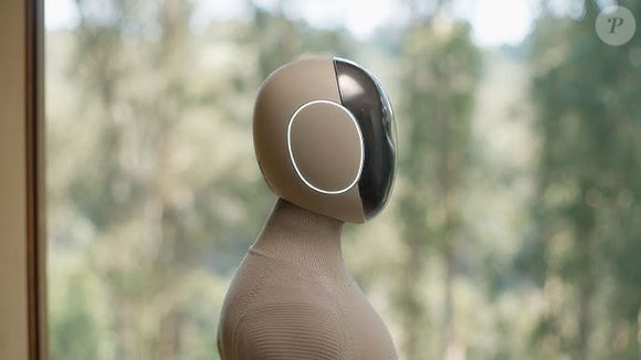 O robô vem revestido com um tecido macio, garantindo interações seguras e um visual menos assustador. Para bater um papo, ele conta com quatro microfones e três alto-falantes — um para conversar e dois para soltar efeitos sonoros e até tocar uma musiquinha enquanto trabalha.