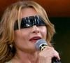 Rita Guedes de óculos escuros no 'Dança dos Famosos 2026': atriz passou por complicações após se submeter a blefaroplastia, com diagnóstico de ceratite (inflamação da córnea e que causa sensibilidade à luz) e inflamação na conjuntiva
