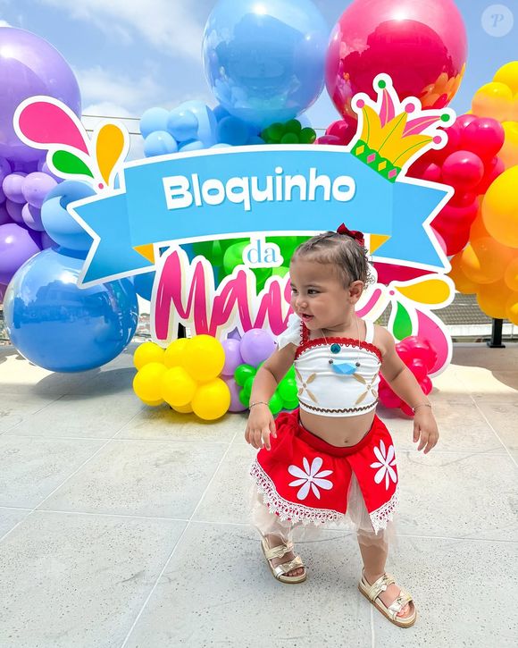 Filha de Neymar ganhou 'bloquinho' no começo do Carnaval 2025