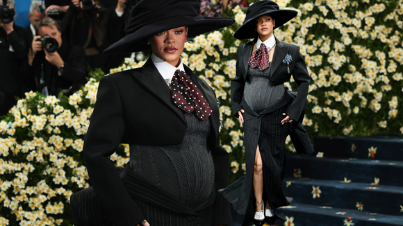 Rihanna está grávida! Com look grifado, cantora encerra o Met Gala 2025 em grande estilo à espera do 3º filho com A$AP Rocky!