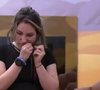 Amanda, campeã do 'BBB 23', passava o próprio cabelo como fio dental