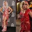 Poucos lembram: o vestido de carne de Lady Gaga já foi recriado na Globo para Luis Salém, o Eugênio de 'Vale Tudo', em novela de 2011
