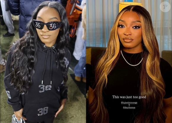 Antes e depois de Simone Biles: ginasta surgiu elegante e poderosa com tom de loiro nos fios