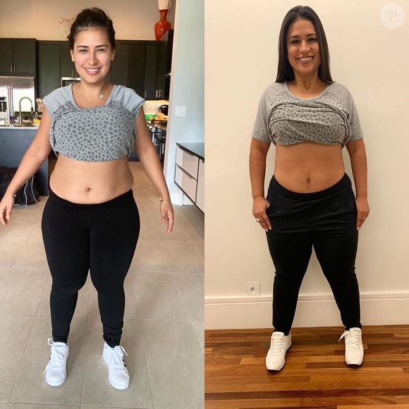 Resultado foi um emagrecimento notável de Simone Mendes no seu pós-parto