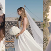 Vestido de noiva princesa tomara que caia, véu longo e buquê branco: Isabella Rousso se casa com Gabriel Martinelli em cerimônia intimista para 40 convidados em Santorini; fotos