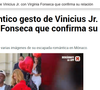 ‘Gesto romântico de Vinicius Jr. com Virginia Fonseca confirma relacionamento’, diz manchete do portal Marca