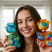 Lançada em 1983, Moschino aposta em Toy 2 Gummy e Yummy, novas fragrâncias femininas com frascos tie-dye únicos e inspiração em doces: lançamento de perfumes chega ao Brasil em parceria com a Fini