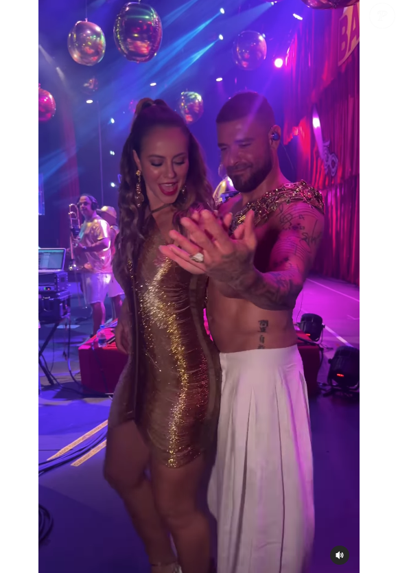 Em um vídeo, Paolla Oliveira reuniu momentos românticos vividos com Diogo Nogueira