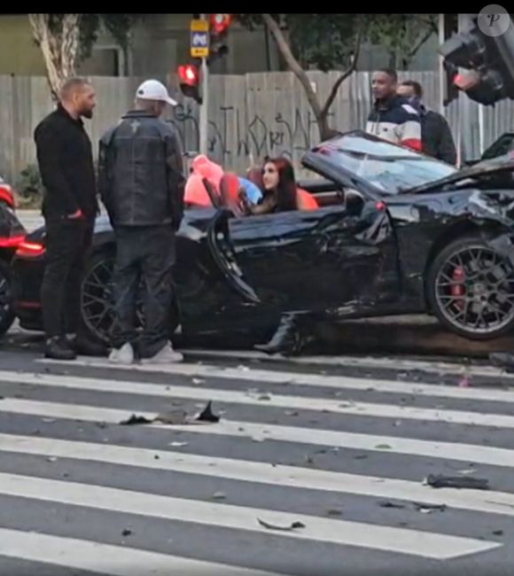 Bia Miranda estava no carro com Gato Preto no momento do acidente